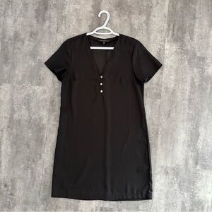 Dynamite Black Mini Dress with Button Detail